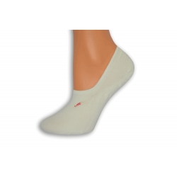 Biele nízke ponožky s atlétkou