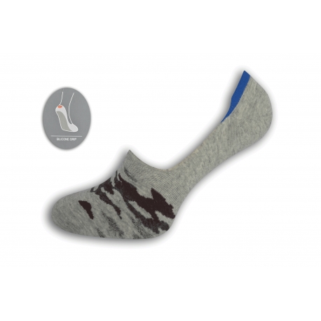 Maskáčové nízke ponožky – sivé