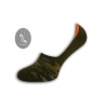 Maskáčové nízke ponožky - zelené
