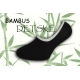 Bambusové nízke detské ponožky - čierne