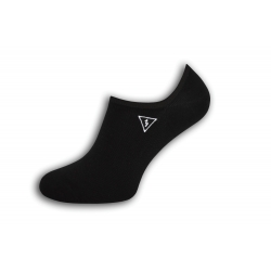 Pevne držiace pánske ponožky s bleskom - čierne