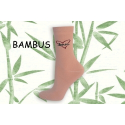 LOVE. Bambusové púdrové dámske ponožky