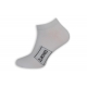 Biele kotníkové ponožky s logom