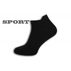 Jednofarebné tmavé športové ponožky