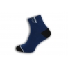 Modré športové ponožky s vyšším kotníkom