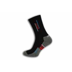 Bavlnené pánske športové ponožky - s červeným