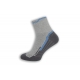 Bavlnené športové ponožky – bledo-sivé