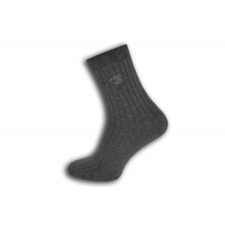 IBA 43-46! Trendy pánske šedé ponožky