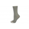 Sivé bodkované ponožky
