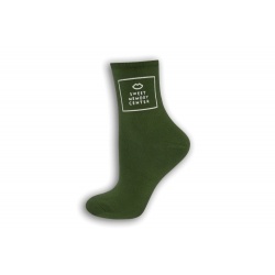 Široké zelené dámske ponožky