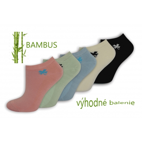 Jemné bambusové ponožky. 5-párov