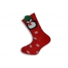Vianočné ponožky s tučniakom a vločkami