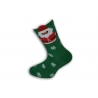 Vianočné ponožky s Mikulášom a vločkami