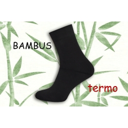 Petrolejové teplé bambusové ponožky