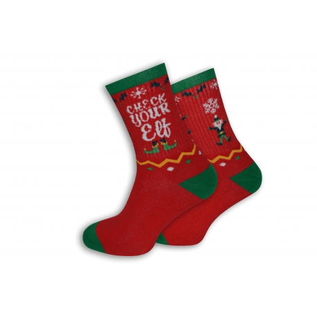 Vyber si svojho Elfa. Vianočné pánske ponožky