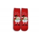 Snehuliak na červených ponožkách