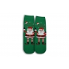 Zelené vianočné dámske ponožky