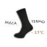 Mega termo vlnené ponožky - antracit
