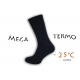 Mega termo vlnené ponožky - modré