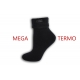 Mega termo ponožky so zdravotným lemom - šedé
