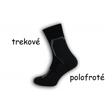 Polofroté pánske športové ponožky - modré