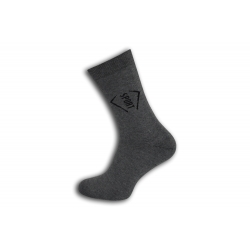 IBA 44-46! Sivé pánske termo ponožky. SPORT.