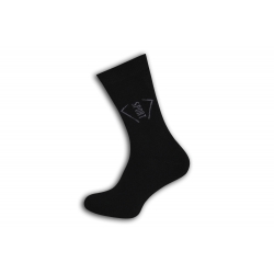 IBA 44-47! Čierne pánske termo ponožky. SPORT.