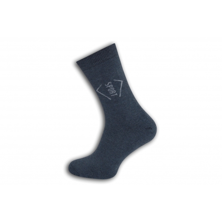 Bl. modré pánske termo ponožky. SPORT.