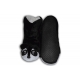 Čierne vysoké detské papuče s pandou