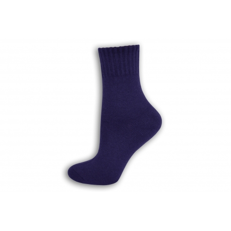 Fialové dámske vlnené ponožky