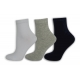 Modré, sivé biele dámske ponožky. 3-páry