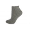 Dámske krátke ponožky s jemným vzorom - sivé