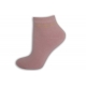 Fialové dámske ponožky so vzorom