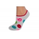 Ružové smajlíkové pevne držiace ponožky