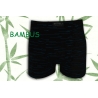 Čierne bambusové boxerky so vzorom