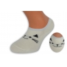 Biele nízke detské ponožky