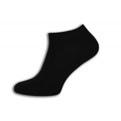 Lacné čierne členkové ponožky