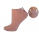 Ružové bambusové ponožky s mačičkou