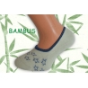 Sivé bambusové ponožky s hviezdami