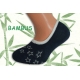Tm. modré bambusové ponožky s hviezdami