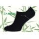 Tmavé extra nízke bambusové ponožky