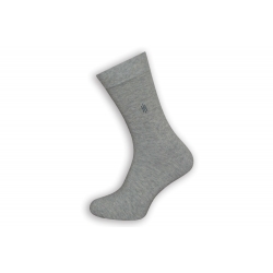 IBA 43-46! Klasické oblekové sivé pánske ponožky