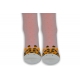 Ružové ponožky so žirafkou