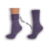 Najteplejšie dámske ponožky do -25 °C - fialové