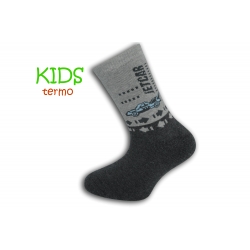 Sivé  teplé chlapčenské ponožky