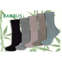 Vysoké bambusové ponožky 5 párov mix