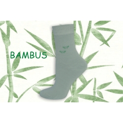 Hráškové bambusové ponožky s motýľmi