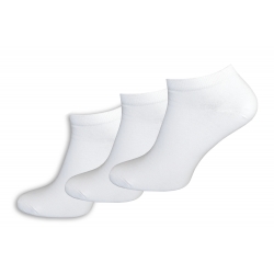 3-páry. Lacné pánske biele ponožky