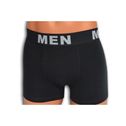 MEN. Pánske antracitové boxerky s gumou