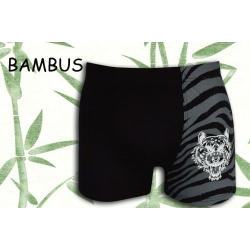 Čierne bambusové boxerky s tygrom